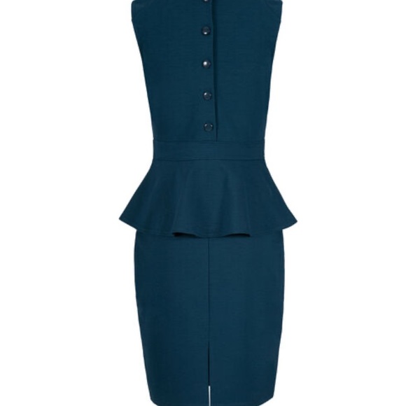 Ponte Peplum Dress - Picture 6 of 7